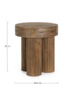Bizzotto - TAVOLINO DACCA BROWN D45 - immagine 2