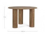 Bizzotto - TAVOLO DACCA BROWN D120 - immagine 2