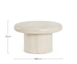 Bizzotto - TAVOLINO LOPEZ NATURALE D60 - immagine 2