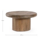 Bizzotto - TAVOLINO LOPEZ BROWN D75 - immagine 2