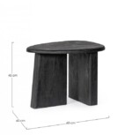 Bizzotto - TAVOLINO ZACATECAS BLACK 60X45 - immagine 3
