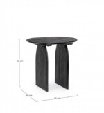 Bizzotto - TAVOLINO MONTERREY BLACK 60X45 - immagine 2