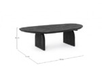 Bizzotto - TAVOLINO MONTERREY BLACK 135X76 - immagine 2