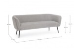 Bizzotto - DIVANO 3P AVRIL GRIGIO BOUCLE' - immagine 2