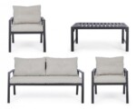 Yes - SET4 SALOTTO C-C LORILLARD NEW ANTRACITE - immagine 5