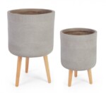Bizzotto - SET2 P.VASO RIGO TO TREPPIEDE BEIGE