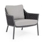 Homemotion - POLTRONA C-C EVERLY ANTR QS22/GRAPHITE
