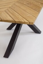 Homemotion - TAVOLO PALMDALE RETT 200X100 CARBON RT02 - immagine 4