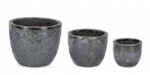 Bizzotto - SET3 P.VASO DUYEN SVAS ANTRACITE