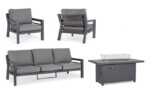 Bizzotto - SET4 SALOTTO C-C HENDRIX ANTRACITE PG61 - immagine 2