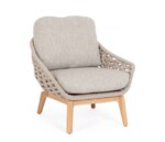 Homemotion - POLTRONA C-C TAMIRES BEIGE