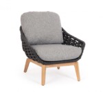 Homemotion - POLTRONA C-C TAMIRES ANTRACITE