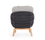 Homemotion - POLTRONA C-C TAMIRES ANTRACITE - immagine 5