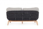 Homemotion - DIVANO 2-3P C-C TAMIRES ANTRACITE - immagine 4