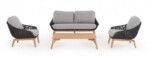 Homemotion - DIVANO 2-3P C-C TAMIRES ANTRACITE - immagine 5