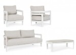 Homemotion - SET4 SALOTTO C-C PRESLEY BIANCO WG20 - immagine 2