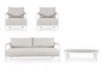 Homemotion - SET4 SALOTTO C-C PRESLEY BIANCO WG20 - immagine 5