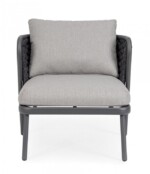Homemotion - POLTRONA C-C HARLOW ANTRAC QS22/GRAPHITE - immagine 4