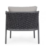 Homemotion - POLTRONA C-C HARLOW ANTRAC QS22/GRAPHITE - immagine 5
