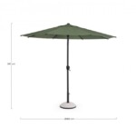 Yes - OMBRELLONE RIO C-SNODO 3M ANTR-OLIVE - immagine 2