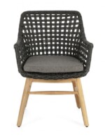 Homemotion - SEDIA C-BR C-C WILSON NERA - immagine 4