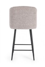Yes - SGABELLO CUCINA QUEEN NERO/VISONE - immagine 5
