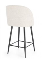 Yes - SGABELLO CUCINA QUEEN NERO/AVORIO - immagine 2