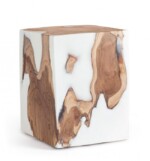 Bizzotto - TAVOLINO MELTY BIANCO 30X30