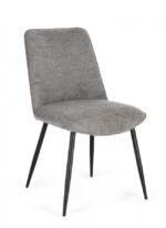Bizzotto - SEDIA CORA NERO/GRIGIO SCURO