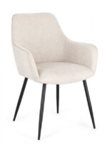 Bizzotto - SEDIA C-BR CORA NERO/BEIGE