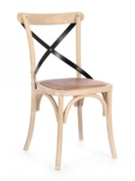 Bizzotto - SEDIA CROSS METAL W.WASH