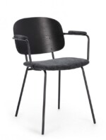 Bizzotto - SEDIA C-BR SIENNA GRIGIO SCURO
