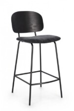 Bizzotto - SGABELLO CUCINA SIENNA GRIGIO SCURO