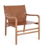 Bizzotto - POLTRONA LOUNGE CAROLINE COGNAC