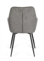 Bizzotto - SEDIA C-BR CORA NERO/GRIGIO SCURO - immagine 5