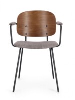 Bizzotto - SEDIA C-BR SIENNA GRIGIO - immagine 3