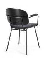 Bizzotto - SEDIA C-BR SIENNA GRIGIO SCURO - immagine 2