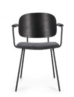 Bizzotto - SEDIA C-BR SIENNA GRIGIO SCURO - immagine 4