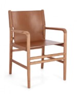 Bizzotto - SEDIA C-BR CAROLINE COGNAC
