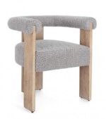 Bizzotto - SEDIA C-BR AGAPE NATURALE/GRIGIO