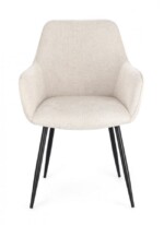 Bizzotto - SEDIA C-BR CORA NERO/BEIGE - immagine 4
