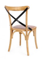Bizzotto - SEDIA CROSS METAL NATURALE - immagine 2