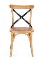 Bizzotto - SEDIA CROSS METAL NATURALE - immagine 3