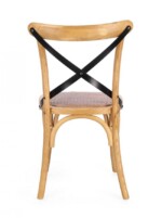 Bizzotto - SEDIA CROSS METAL NATURALE - immagine 4