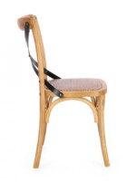 Bizzotto - SEDIA CROSS METAL NATURALE - immagine 5