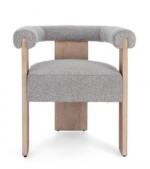 Bizzotto - SEDIA C-BR AGAPE NATURALE/GRIGIO - immagine 4