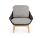 Homemotion - POLTRONA C-C TAMIRES ANTRACITE - immagine 4