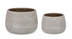 Bizzotto - SET2 P.VASO RIGO BOMB BEIGE BASSO