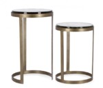 Homemotion - SET2 TAVOLINO ZAYLA TO OTTONE YX49