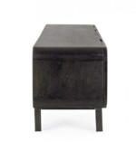 Homemotion - MOBILE PORTA TV 3A-2C ORISSA NERO - immagine 5